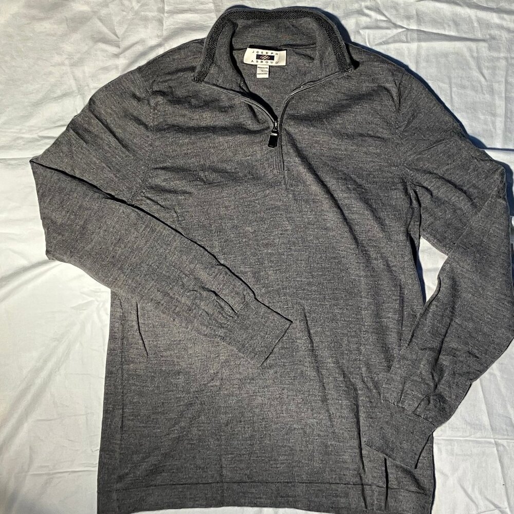 Men's Quarter-zip Mock Neck Sweater - Picture 1 of 3